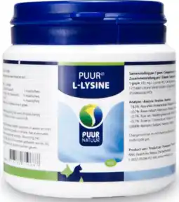 De Online Drogist Puur natuur l-lysine aanbieding