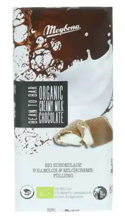 De Online Drogist Meybona organic filled creamy milk chocolate aanbieding