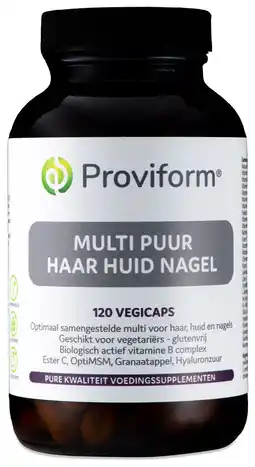De Online Drogist Proviform multi puur haar huid nagel vegicaps aanbieding