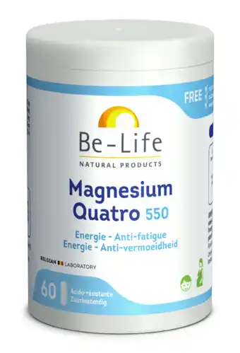 De Online Drogist Be-life magnesium quatro 550 capsules aanbieding