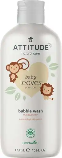 De Online Drogist Attitude baby leaves bubble wash aanbieding