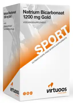 De Online Drogist Virtuoos natrium biscarbonaat 1200mg gold capsules aanbieding