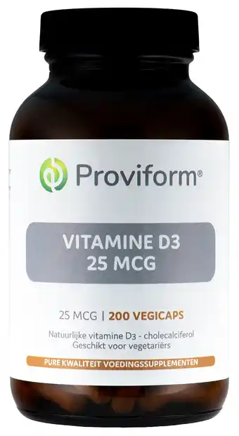 De Online Drogist Proviform vitamine d3 25mcg vegicaps aanbieding