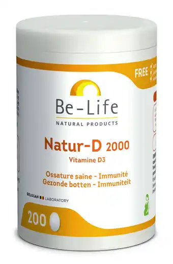 De Online Drogist Be-life natur-d 2000 capsules aanbieding