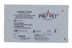 De Online Drogist Testjezelf.nu pre pet combo 3 test aanbieding