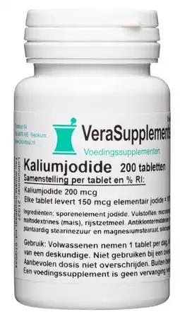 De Online Drogist Verasupplements kaliumjodide tabletten aanbieding