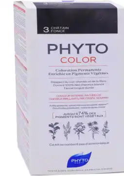 De Online Drogist Phyto color 3 châtain foncé aanbieding