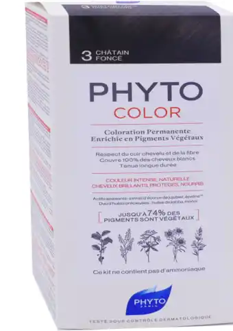 De Online Drogist Phyto color 3 châtain foncé aanbieding