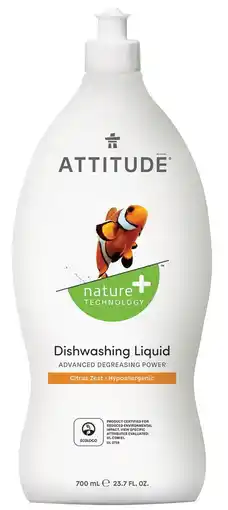 De Online Drogist Attitude dishwashing liquid citrus zest aanbieding