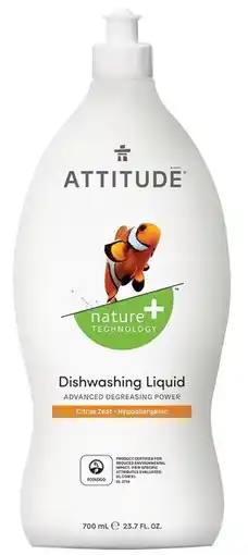 De Online Drogist Attitude dishwashing liquid citrus zest aanbieding