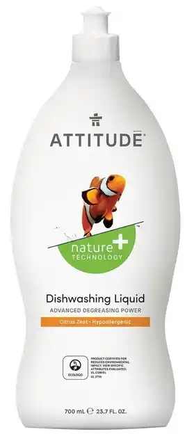 De Online Drogist Attitude dishwashing liquid citrus zest aanbieding