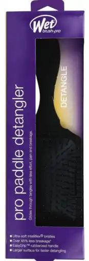 De Online Drogist Wet brush haarborstel condition paddle zwart aanbieding