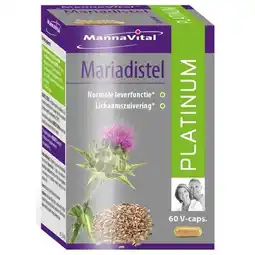De Online Drogist Mannavital mariadistel platinum vegicaps aanbieding