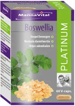 De Online Drogist Mannavital boswellia platinum vegcaps aanbieding