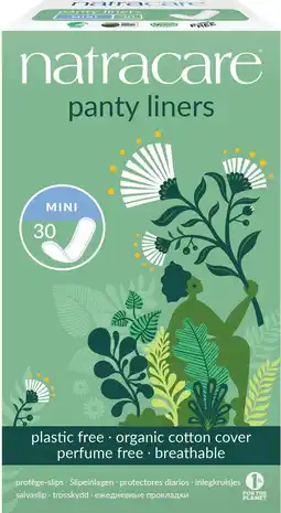 De Online Drogist Natracare panty liners mini inlegkruisjes aanbieding