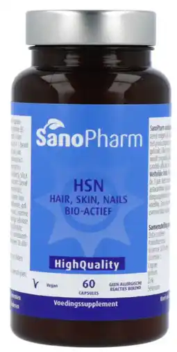 De Online Drogist Sanopharm hsn hair skin nails capsules aanbieding