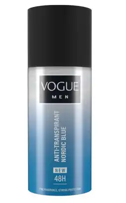 De Online Drogist Vogue men nordic blue anti-transpirant spray aanbieding