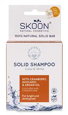 De Online Drogist Skoon solid shampoo color & shine aanbieding