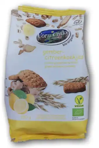 De Online Drogist Corn crake gember citroen koekjes aanbieding