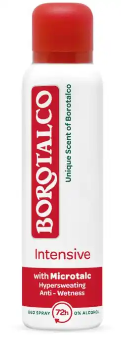 De Online Drogist Borotalco deodorant intensive spray aanbieding