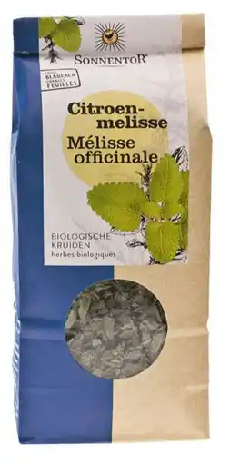 De Online Drogist Sonnentor losse citroenmelisse thee aanbieding