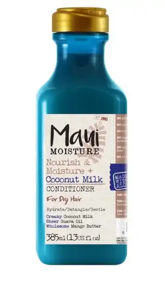 De Online Drogist Maui moisture conditioner coconut milk aanbieding