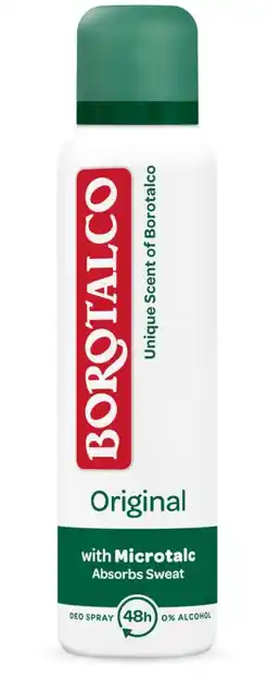 De Online Drogist Borotalco deodorant original spray aanbieding