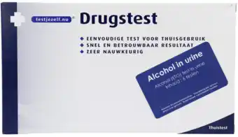 De Online Drogist Testjezelf.nu alcohol (etg) urinetest aanbieding