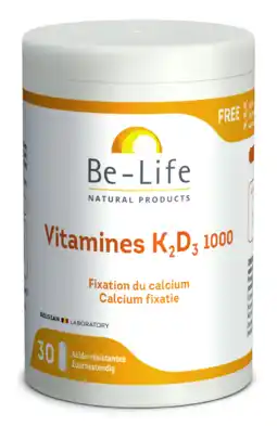 De Online Drogist Be-life vitamines k2 d3 1000 capsules aanbieding