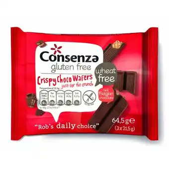 De Online Drogist Consenza crispy choco wafers aanbieding
