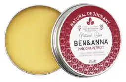 De Online Drogist Ben & anna deodorant crème - pink grapefruit aanbieding