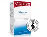 De Online Drogist Vitalize foliumzuur 400mcg tabletten aanbieding