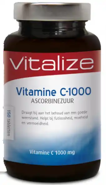 De Online Drogist Vitalize vitamine c-1000 ascorbinezuur tabletten aanbieding