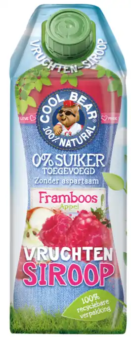 De Online Drogist Cool bear framboos vruchtensiroop aanbieding