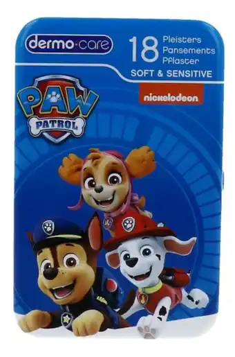 De Online Drogist Dermocare paw patrol pleisterblik aanbieding