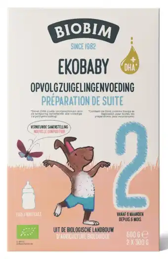 De Online Drogist Biobim ekobaby 2 6mnd+ aanbieding