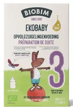De Online Drogist Biobim ekobaby 3 10mnd+ aanbieding