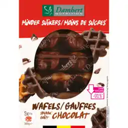 De Online Drogist Damhert minder suikers wafels chocoladesmaak aanbieding
