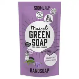 De Online Drogist Marcels green soap handzeep lavendel & rozemarijn navulling aanbieding