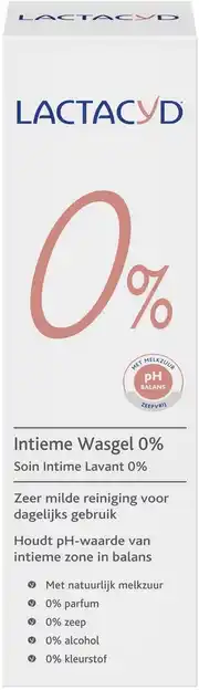 De Online Drogist Lactacyd intieme wasgel 0% aanbieding