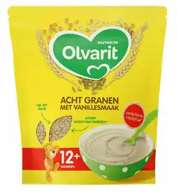 De Online Drogist Olvarit 12m+ acht granen vanille aanbieding