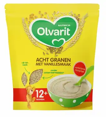 De Online Drogist Olvarit 12m+ acht granen vanille aanbieding