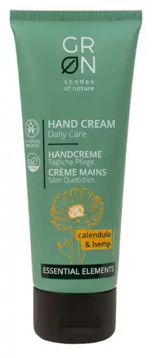 De Online Drogist Grn essential elements hand cream calendula & hemp aanbieding