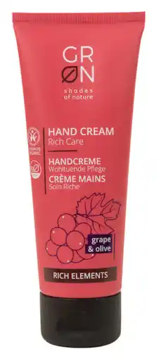 De Online Drogist Grn rich elements hand cream grape & olive aanbieding