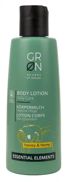 De Online Drogist Grn essential elements body lotion honey & hemp aanbieding