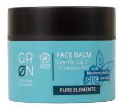 De Online Drogist Grn pure elements face balm blueberry leaf & sea salt aanbieding