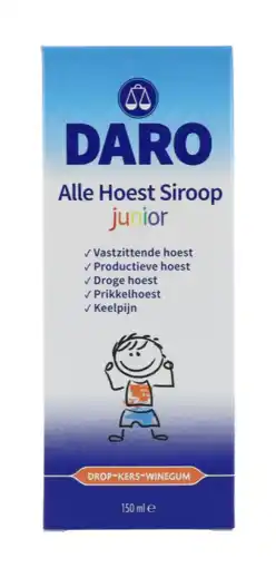De Online Drogist Daro alle hoest siroop junior aanbieding