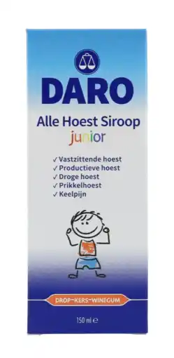 De Online Drogist Daro alle hoest siroop junior aanbieding