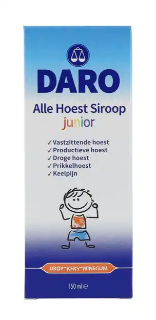 De Online Drogist Daro alle hoest siroop junior aanbieding