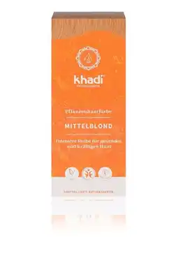 De Online Drogist Khadi haarverf medium blond aanbieding